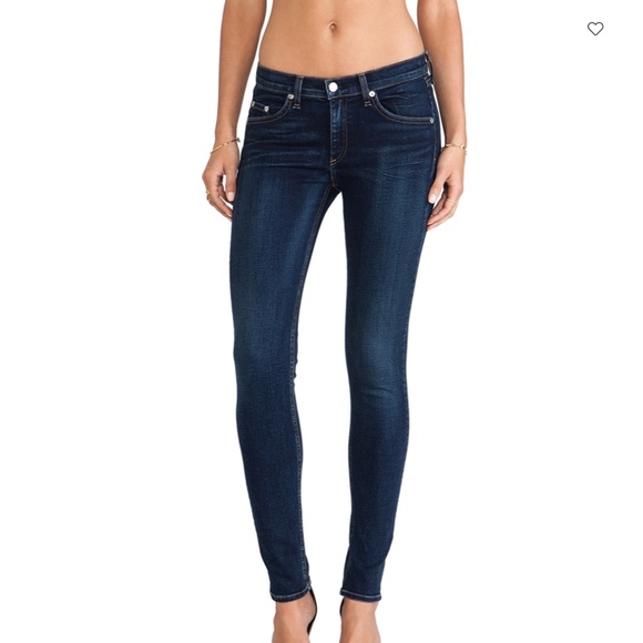 rag & bone Denim - rag & bone Cate Mid-Rise Skinny Jeans in Woodford 27